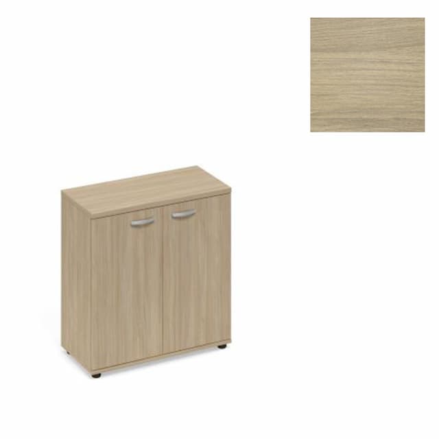 Шкаф низкий закрытый Юнитекс А4 (78x36.4x81) А4 9351 ДК дуб скандинавский