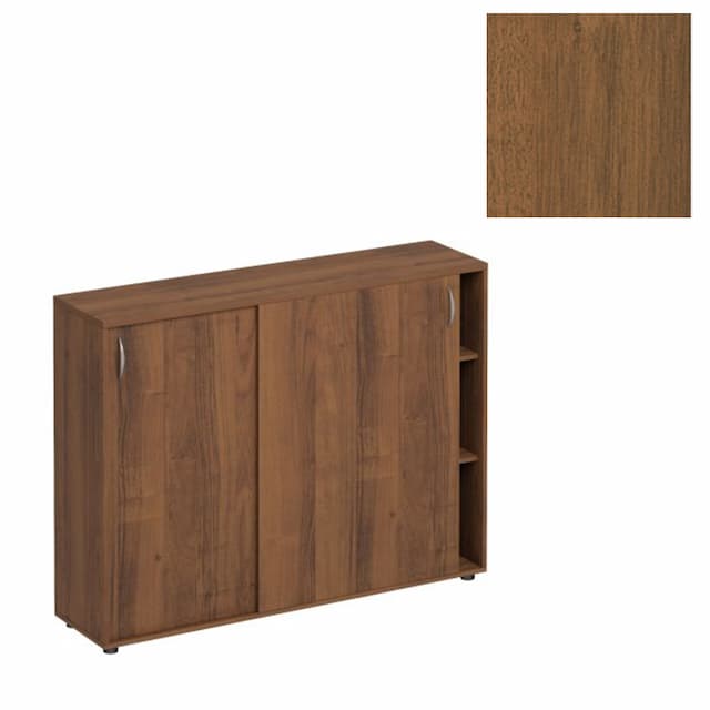 Шкаф-купе средний Юнитекс Комфорт К.524 ОФ (154x38x115.6) французский орех