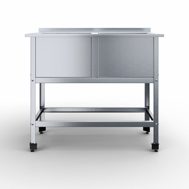 Ванна моечная сварная 2 емкости Rada ВМСВПЧ-2-9,5/5,3/8,5