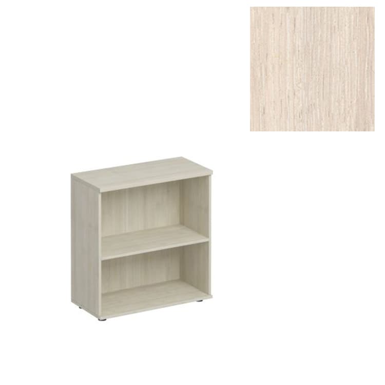 Стеллаж низкий широкий Юнитекс Комфорт К.423 ДШ (80x38x84) дуб шамони