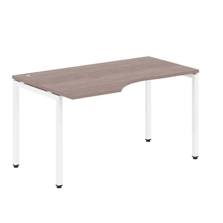Стол эргономичный Skyland XSCET 149(L) дуб сонома/белый 1400х900х750 XTEN-S