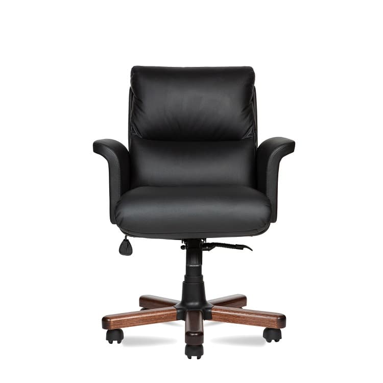 Кресло офисное Мирэй ВИП низкая спинка/подлокотники ВИП/крестовина LX