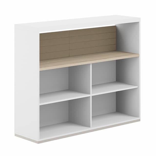 Стеллаж-комбо 1238 односторонний Norden Allegro AG.251.201.651.BG с топом и экраном тканевым низким