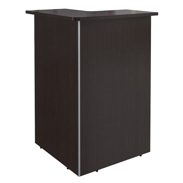 Стойка рецепции угловая Skyland DMC 88(R) венге магия 800х800х1200 DEX