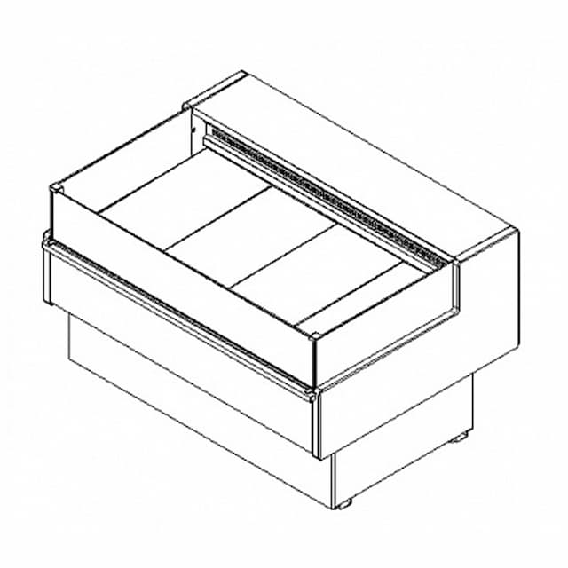 Витрина холодильная Полюс BAVARIA 2 GC110 VM 1,25-2 без боковин (ВХСо-1,25 Carboma GC110 динамика)