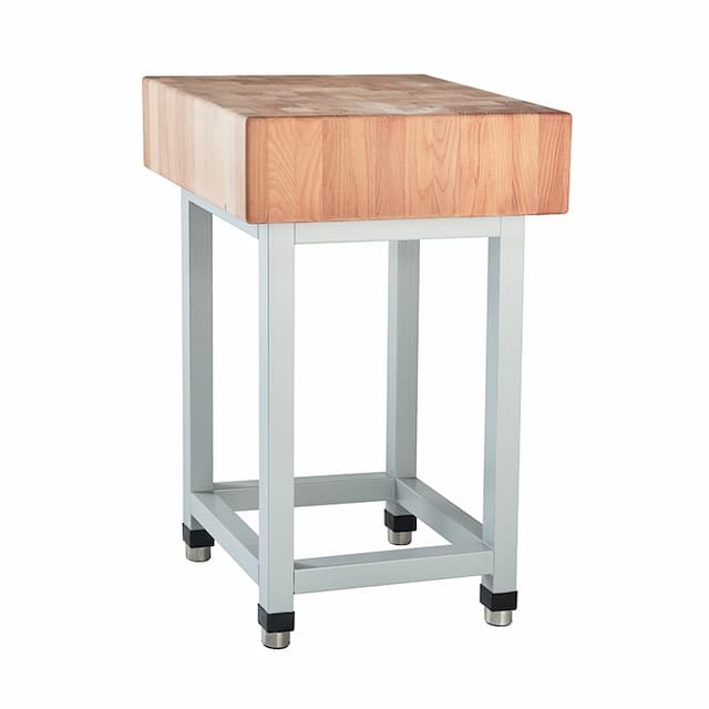 Колода для рубки мяса Abat КРМ-50 (500x500x800 мм) столешница-дерево (бук)