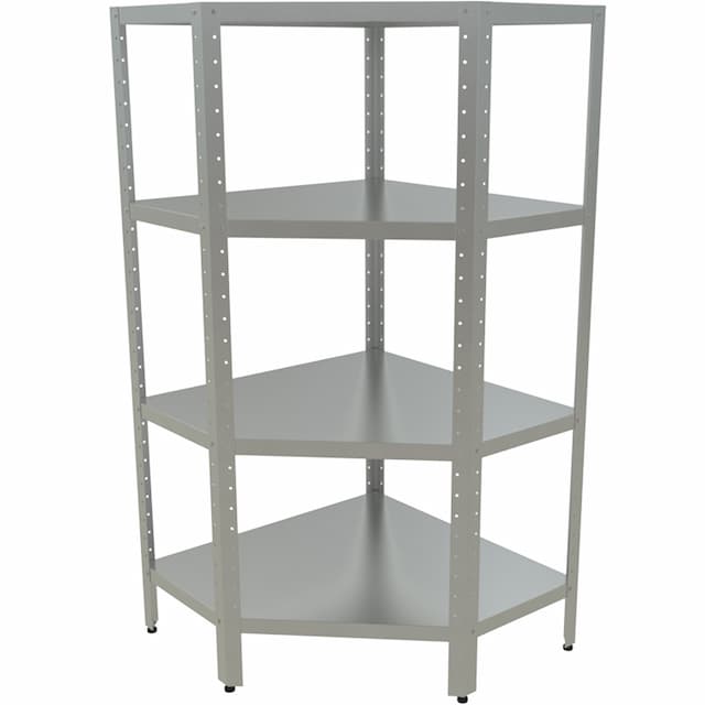 Стеллаж кухонный угловой КОБОР СКУ-5/3-80/100