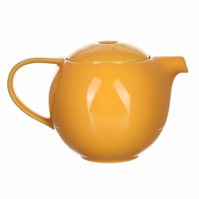 Чайник Loveramics (Лаврамикс) с ситечком 600ml желтый 