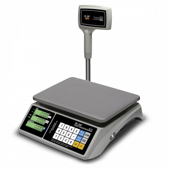 Торговые настольные весы MERTECH M-ER 328 ACPX-15.2 "TOUCH-M" LCD